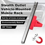 Wholesale Universal Magnetic Air Vent Car Mount Holder QY (White)